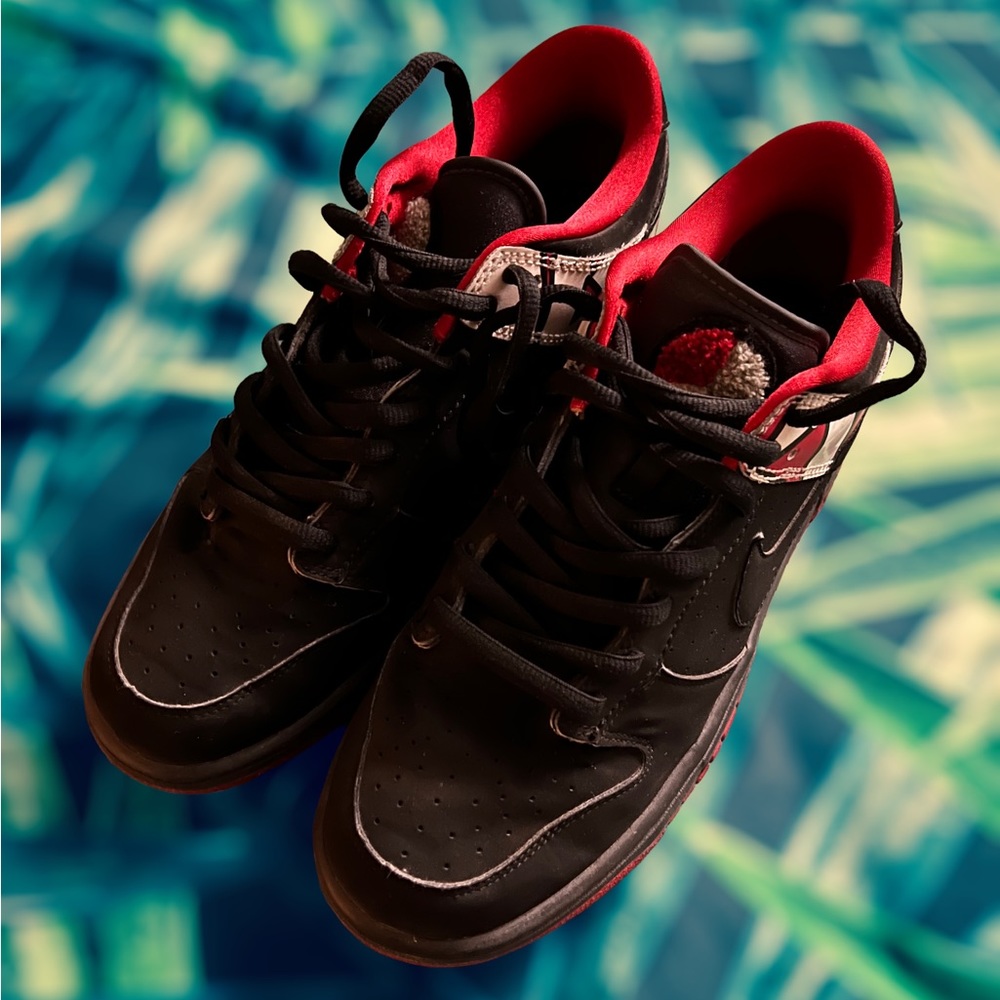 Nike Dunk Low Premium Black/Black-Anthracite “Jordan Pack” Mens size 10